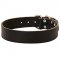 Handmade Smooth Leather Dog Collar