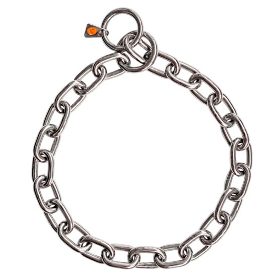 Extra Strong Stainless Steel Medium Sized Link Chain Collar - 5.0 mm
