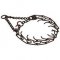Strong Herm Sprenger dog Pinch Prong Collar of Black Stainless Steel - 2.25 mm (1/11 inch)