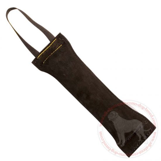 Dog Bite Tug Made of Leather with Handle