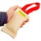 High Quality Retrieve Jute Puppy Bite Tug with One Handle - 2 1/3 inch on 8 inch (6x20 cm)