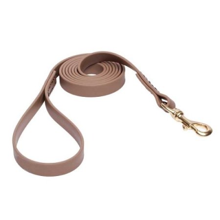 Khaki Waterproof dog Leash Made of Biothane