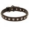New Caterpillar Style Leather Dog Collar