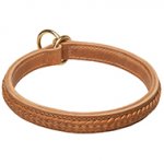 Braided Leather Choke Collar