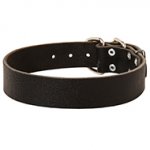 Handmade Smooth Leather Dog Collar