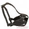 Attack/Agitation Leather Canine Muzzle for Working Dog Breeds