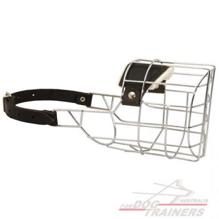 'The Silencer' One Strap Wire Basket Dog Muzzle
