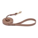 Khaki Waterproof dog Leash Made of Biothane