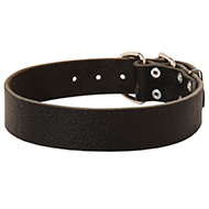 Handmade Smooth Leather Dog Collar