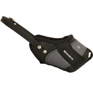 Leather and Nylon Agitation Dog Muzzle for Police Dogs