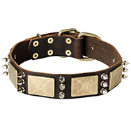 Handcrafted Vintage Spiked Dog Collar