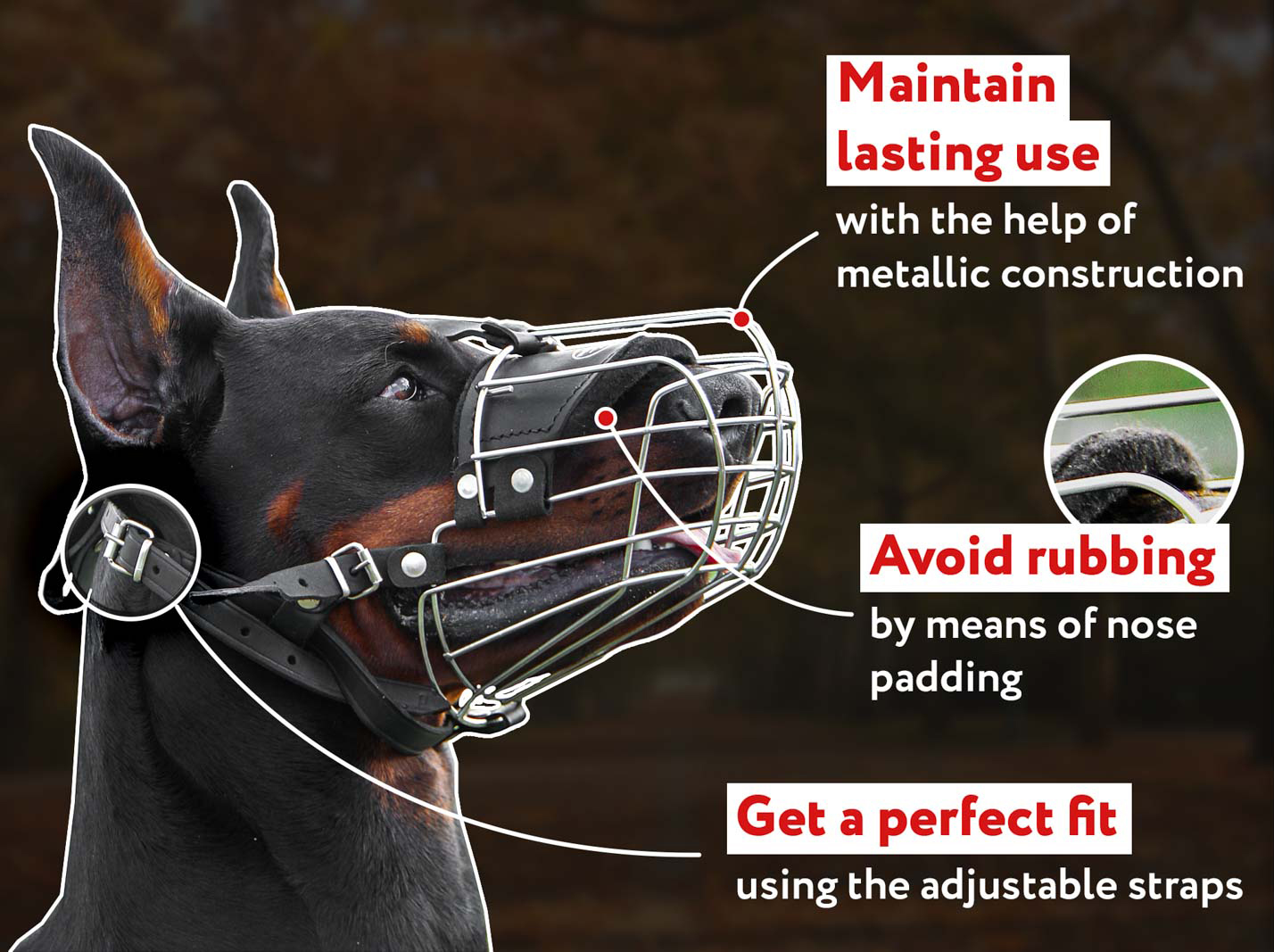 Purchase Wire Basket Dog Muzzle Training Walking Muzzles Australia