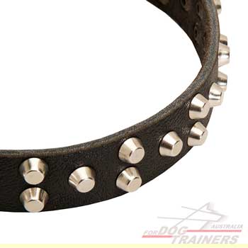 Designer Collar with 3 Rows Pyramid