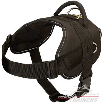 Reflective Pulling Nylon Dog Harness