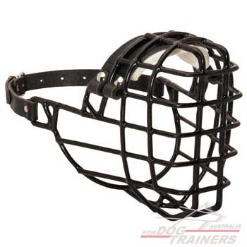 Walking Wire Cage Dog Muzzle Easy Adjusted