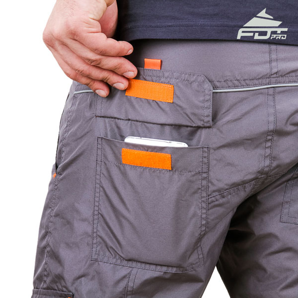 Comfortable Design Professional Pants with Handy Side Pockets for Dog Training