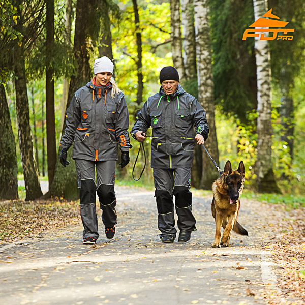 Unisex High Quality Dog Tracking Suit for Men and Women with Reflective Strap